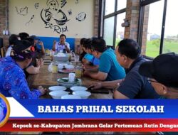 Berita Video : Bahas Prihal Sekolah, Kepsek se-Kabupaten Jembrana Gelar Pertemuan Rutin Dengan BPKAD