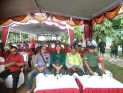 Babinsa Koramil 02/Susut Hadiri Acara Perpisahan Siswa Kelas IX SMP Negeri 1 Susut