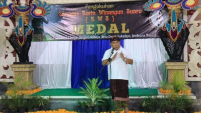 Dukung Pelestarian Budaya, Bupati Tamba Kukuhkan Sanggar Kerta Winangun Swara